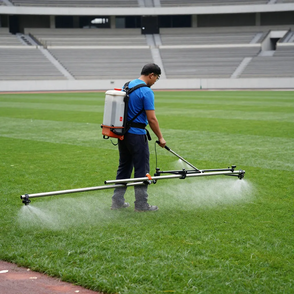 Turf maintenance work